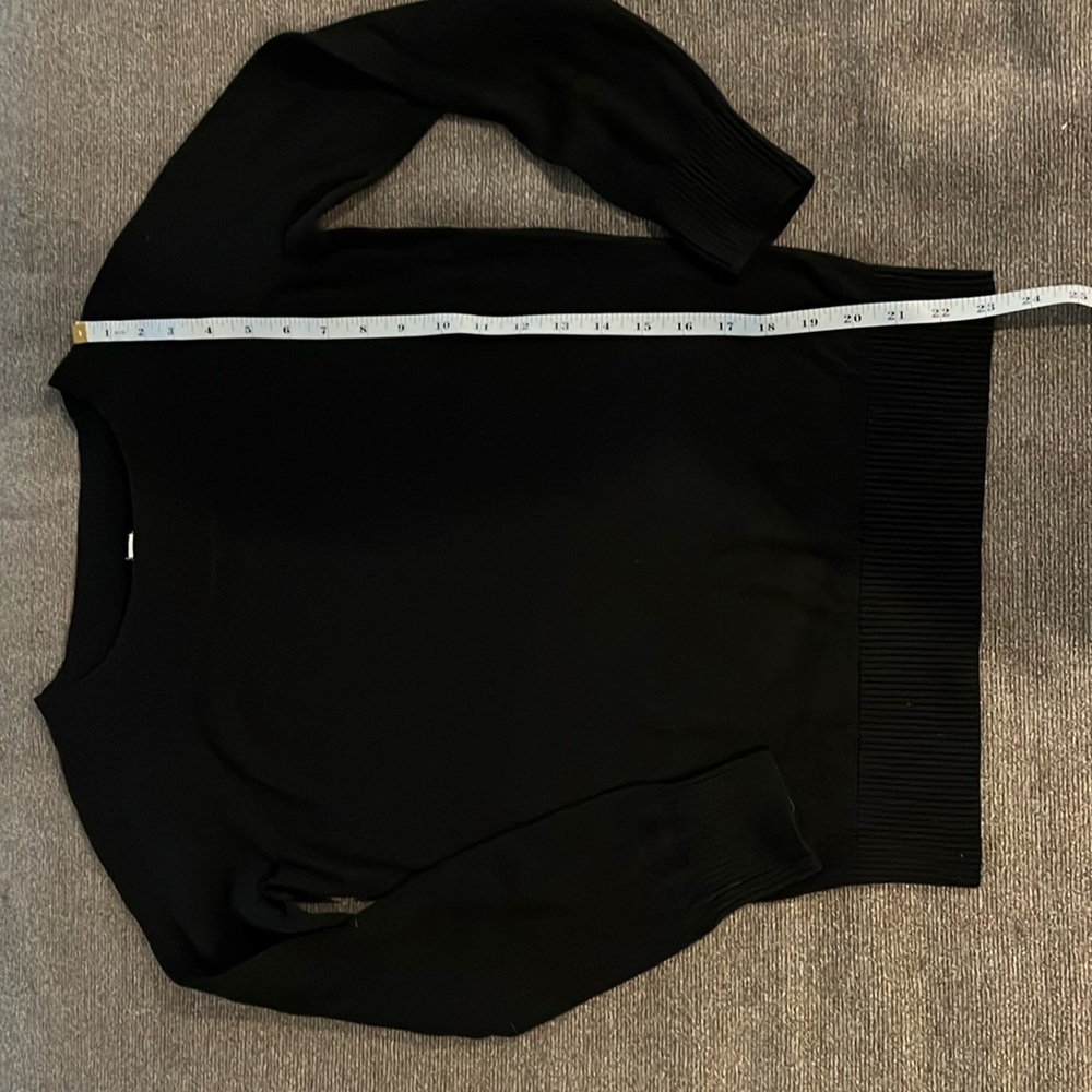 Black Ann Taylor Loft Sweater, size small.